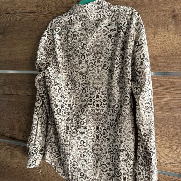 OFFICINA36 100% Cotton Long Sleeve Button down - Size ITXXL/USXL NWT - Picture 2 of 7